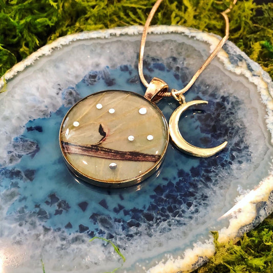 Mad Hatler's Designs - lovely luna necklace